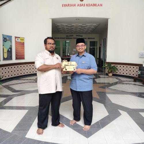 Lawatan Pembelajaran berkaitan Mahkamah Digital dan Penanda Aras Ekosistem Kondusif Sektor Awam (EKSA) ke Mahkamah Rendah Syariah Sabak Bernam